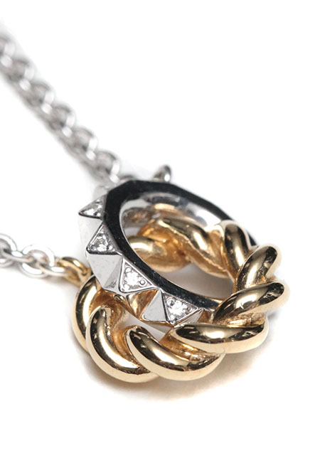 SILVER GOLD RING PENDANT