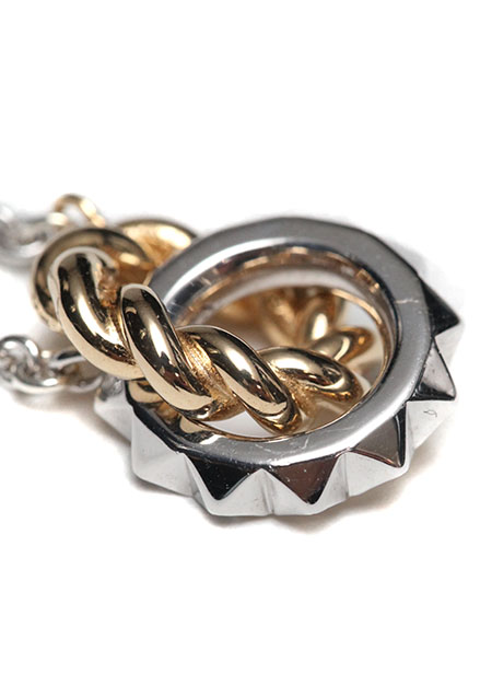 SILVER GOLD RING PENDANT