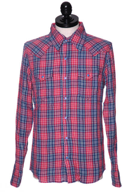 L/SL DOUBLE GAUZE CHECK SHIRTS