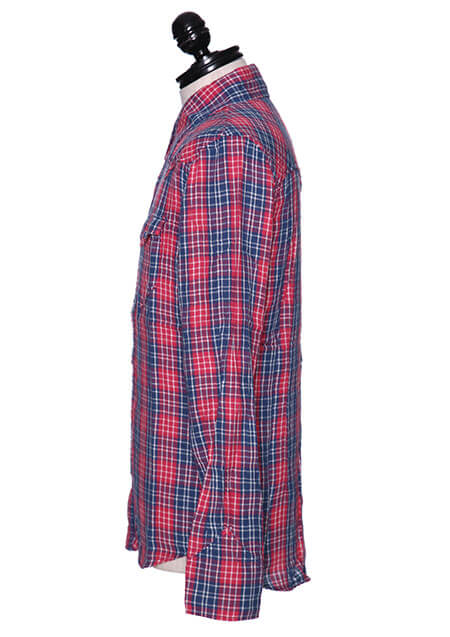 L/SL DOUBLE GAUZE CHECK SHIRTS