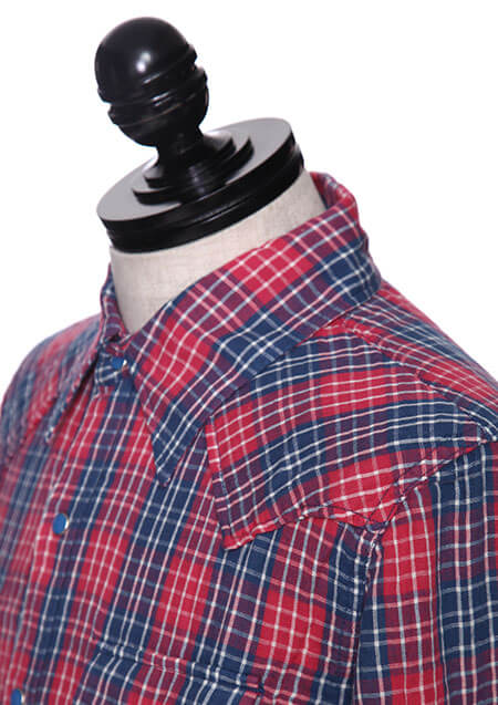 L/SL DOUBLE GAUZE CHECK SHIRTS