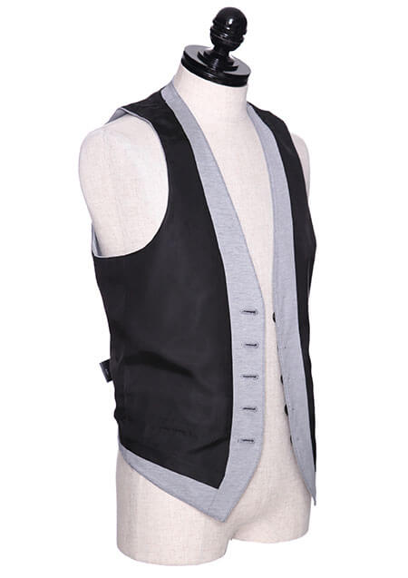 COMPACT COTTON JERSEY GILLET