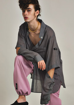 DOUBLE COLOR CONVERTIBLE SHIRTS