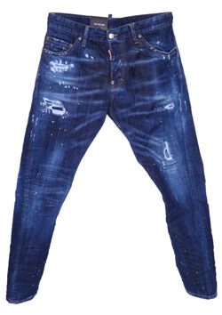 CRASH REMAKE & PAINT PROCESSING JEANS