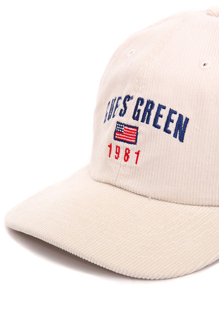 GUESS GREEN 1981 CORDUROY CAP