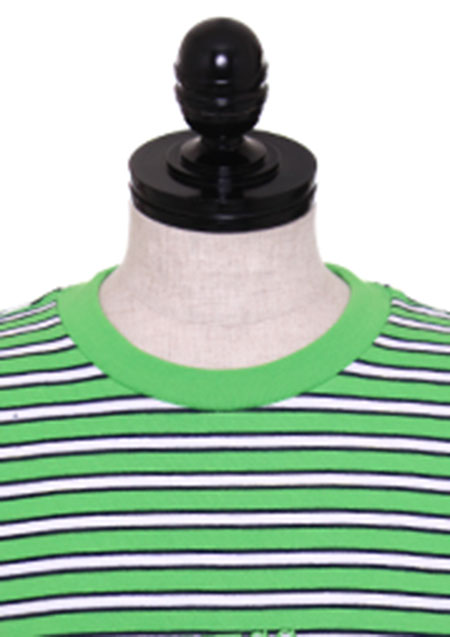 GUESS ORIGINALS LIME BORDER LS TEE