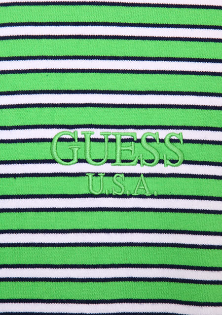 GUESS LIME BORDER TEE