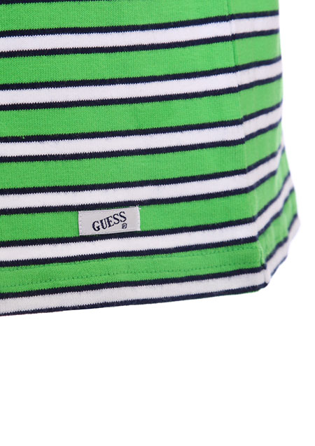 GUESS LIME BORDER TEE