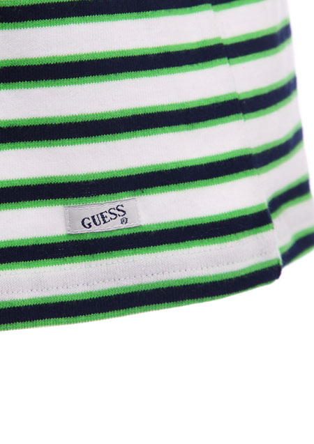 GUESS LIME BORDER TEE