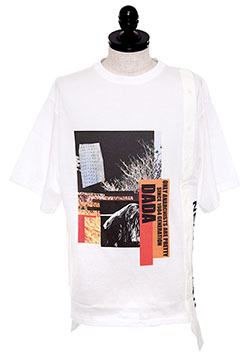 COMBINED 2WAY GRAPHIC PRINT SHIRT