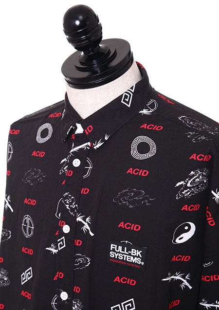 FULL-BK ACID CHINA SHIRT LONG