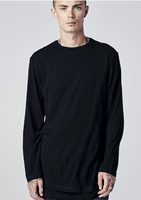 STAMPD SIGNATURE DOUBLE LAYER L/S TEE