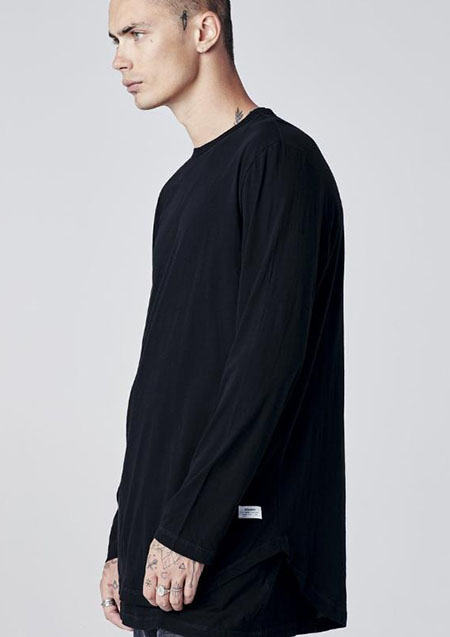 STAMPD SIGNATURE DOUBLE LAYER L/S TEE