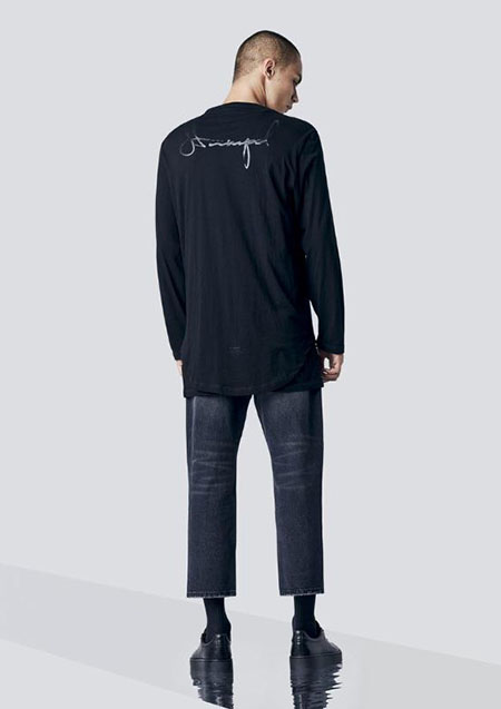 STAMPD SIGNATURE DOUBLE LAYER L/S TEE