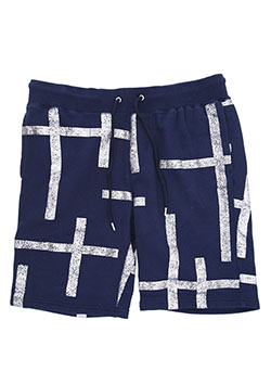 x 誉田屋源兵衛 YABUREKOUSI SWEAT SHORTS