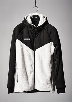 ZIP-UP HOODED PARKA SNOW WHITE