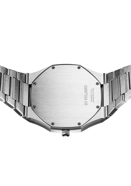 ULTRA THIN SILVER CASE WITH SILVER METAL BRACELET