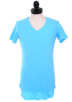 SWEET JERSEY TWO LAYERED V-NECK TEE