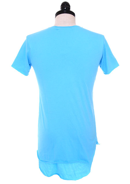 SWEET JERSEY TWO LAYERED V-NECK TEE