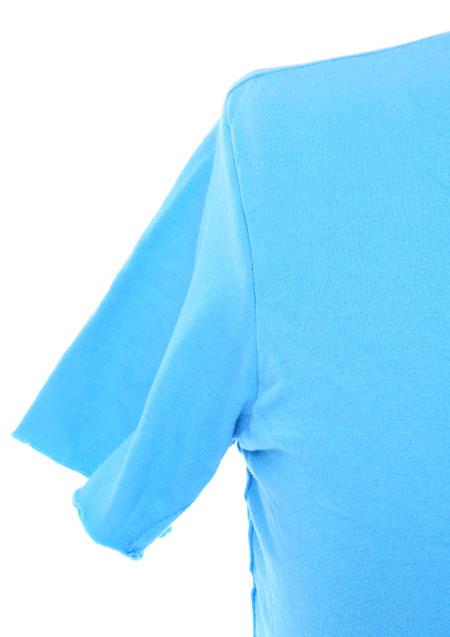 SWEET JERSEY TWO LAYERED V-NECK TEE