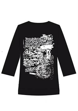 WALL PRINT L/S TEE (LONG SLEEVE)