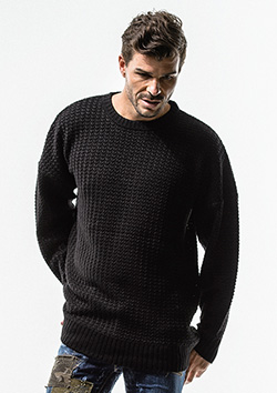 WEAVING　STITCH　LOOSE　 SWEATER