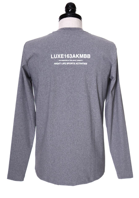 AKM LUXE163　PHOSPHORESCENT LONG SLEEVE TEE