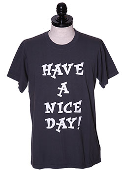 WASHED CREW NECK T-SHIRTS (HACE A NICE DAY)