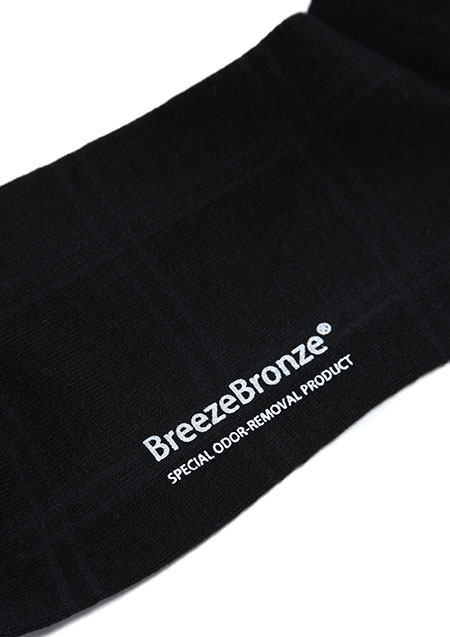 breeze bronze ビジネスソックス　チェック