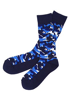 迷彩厚底スポーツソックス