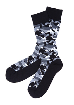 迷彩厚底スポーツソックス
