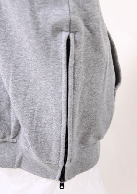 FOG ESSENTIALS THERMAL FULL-ZIP HOODIE - H.GREY