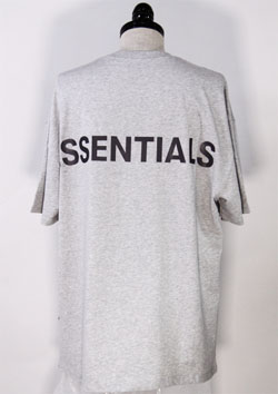 FOG ESSENTIALS REFLECTOR LOGO SS TEE - L/H.GREY