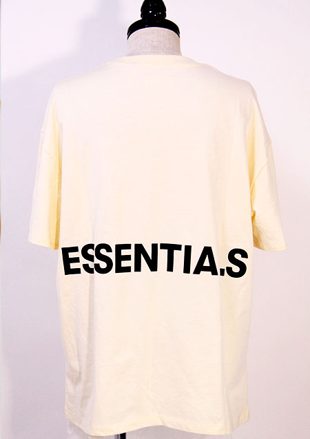 FOG ESSENTIALS LOGO SS TEE - B/CREAM