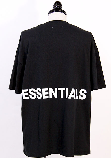 FOG ESSENTIALS LOGO SS TEE - BLACK