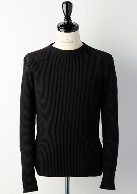 1PIUU1UGUALLE3 BLACK COMMANDO SWEATER