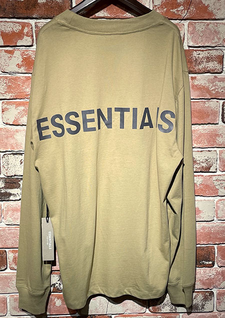 FOG ESSENTIALS REFLECTOR LOGO LS TEE | TAN