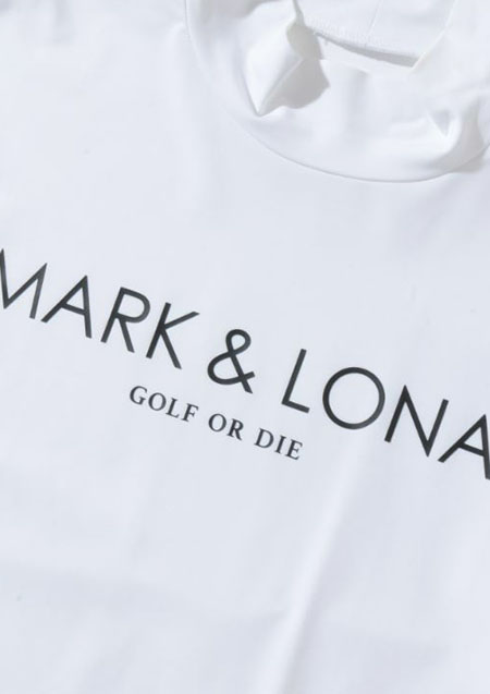 MARK&amp;LONA Wonder Compression Mock neck shirts | WHITE | MEN