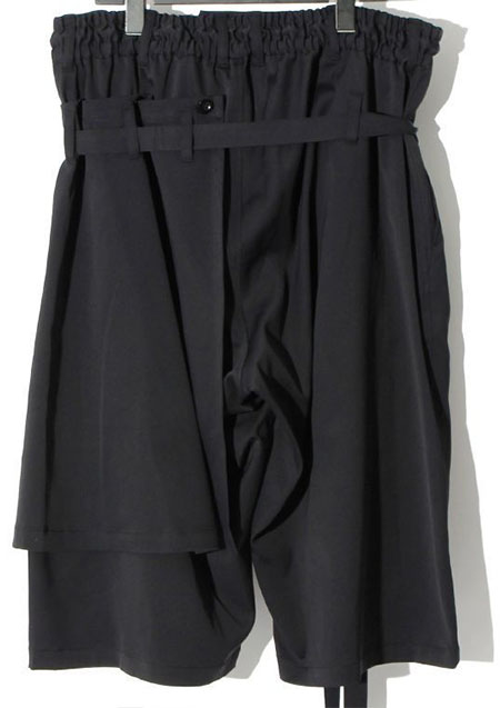 SWITCHBLADE SARROUEL WIDE SHORT PT | BLACK