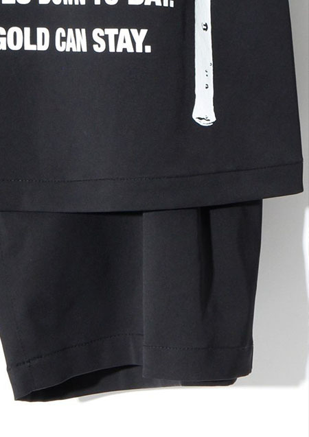 SWITCHBLADE SARROUEL WIDE SHORT PT | BLACK