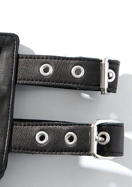 SWITCHBLADE BOOTS SHOELACE COVER | BLACK