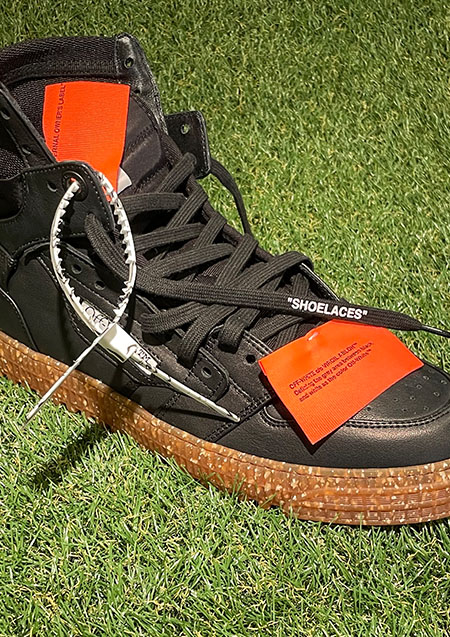 OFF-WHITE 3.0 OFF COURT ECO LEATHER | BLACK GREY