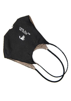 OFF-WHIT MAN SWIMM SIMPLE MASK | BLACK WHITE