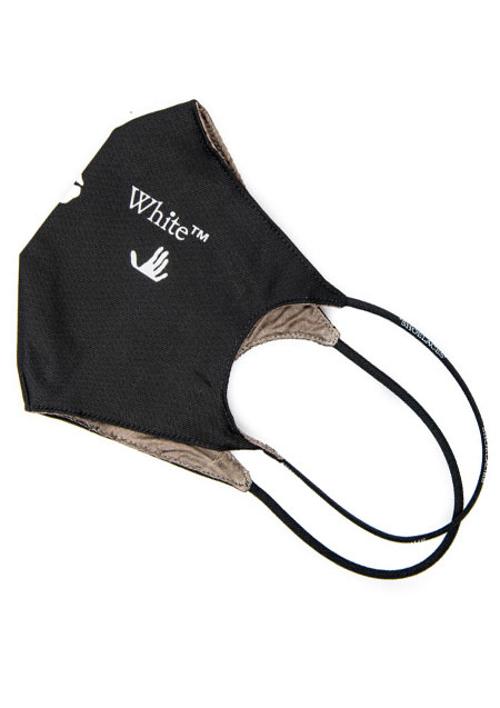 OFF-WHIT MAN SWIMM SIMPLE MASK | BLACK WHITE