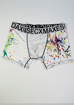 MAXSIX BOXER PANTS SPLASH | WHITE