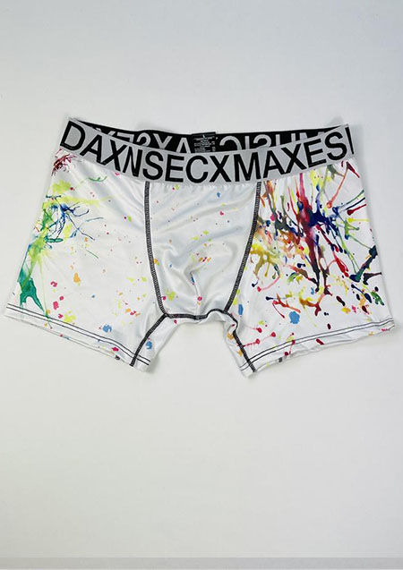 MAXSIX BOXER PANTS SPLASH | WHITE