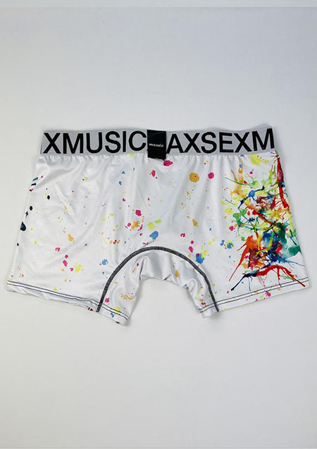 MAXSIX BOXER PANTS SPLASH | WHITE