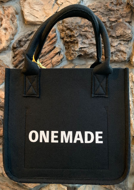 ONEMADE WAPPEN TOTE BAG | BLACK