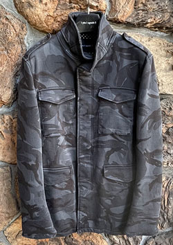 113 CAMO SWEAT DENIM N E W WAVE M65 JACKET[NAVY CAMO]