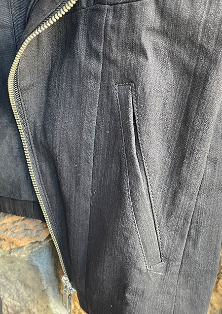 memhim Gradation Coating Blouson